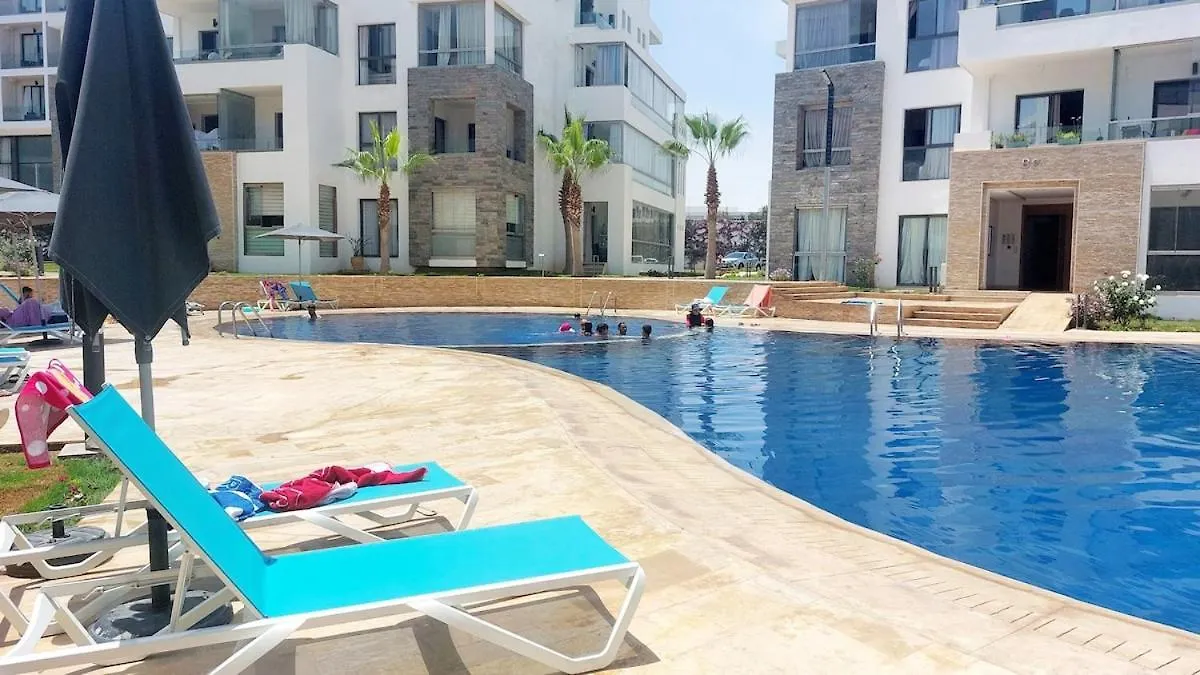 Apartament Luxe 2 Chambres Vacances Piscine Agadir Maroko